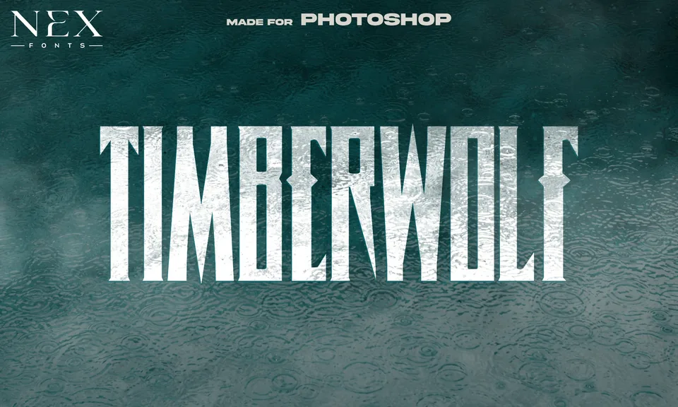 Timberwolf font preview