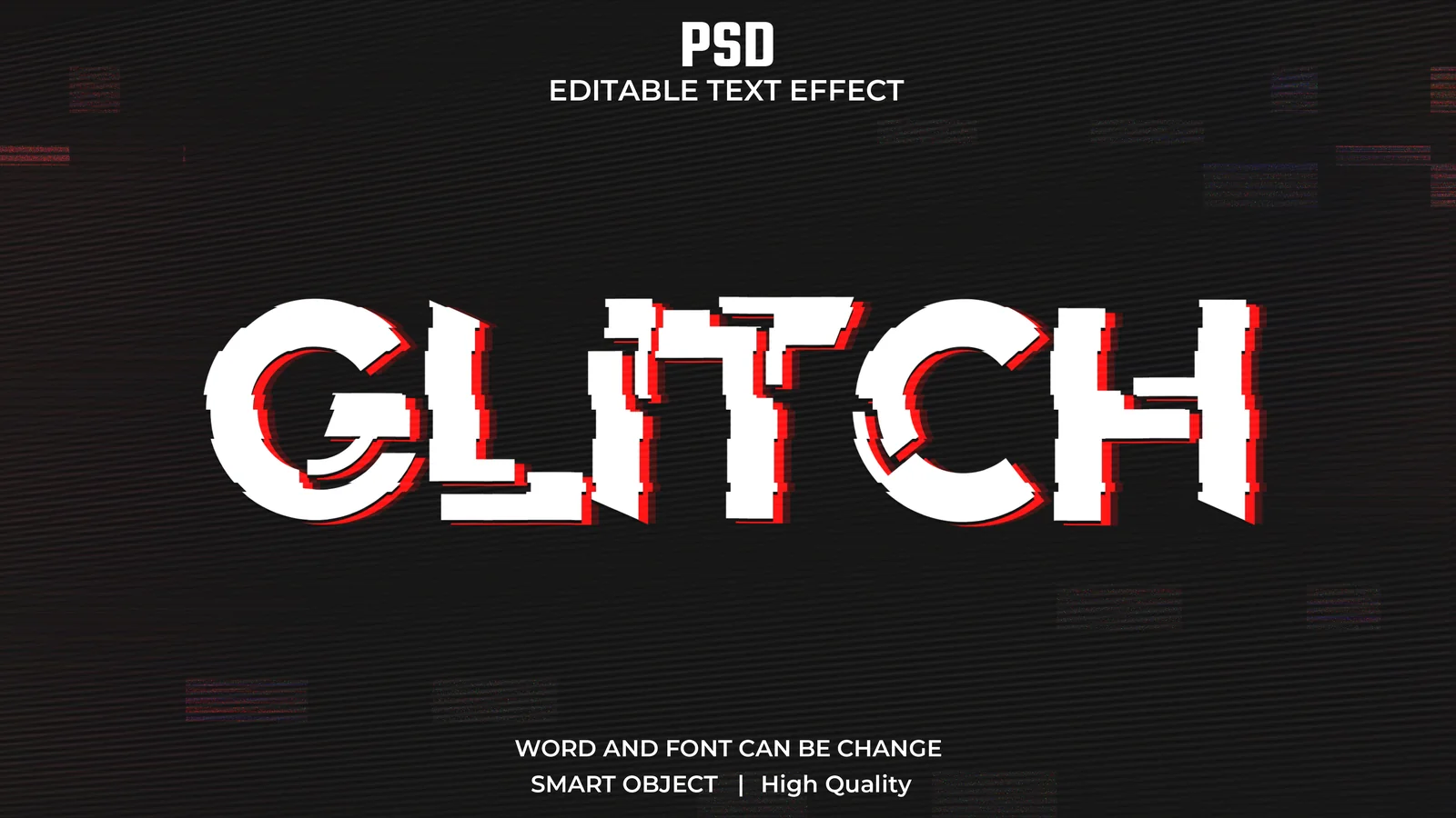 Digital Glitch Text Effect preview