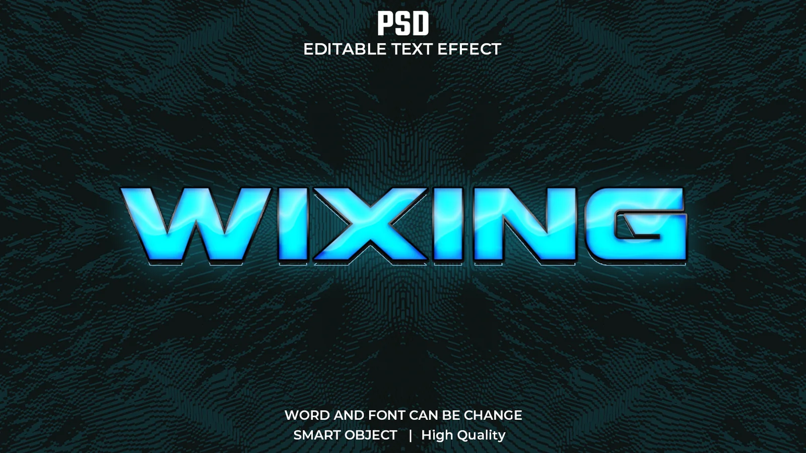 Sky Water Blue Text Effect preview